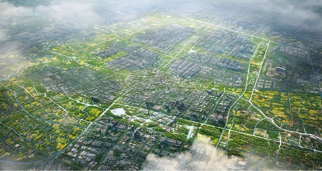 Jiading New Town Green Ring Conceptual Planning Scheme, Shanghai China
