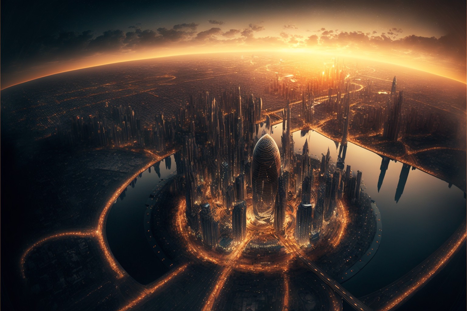 Megacities Emerging from Earth