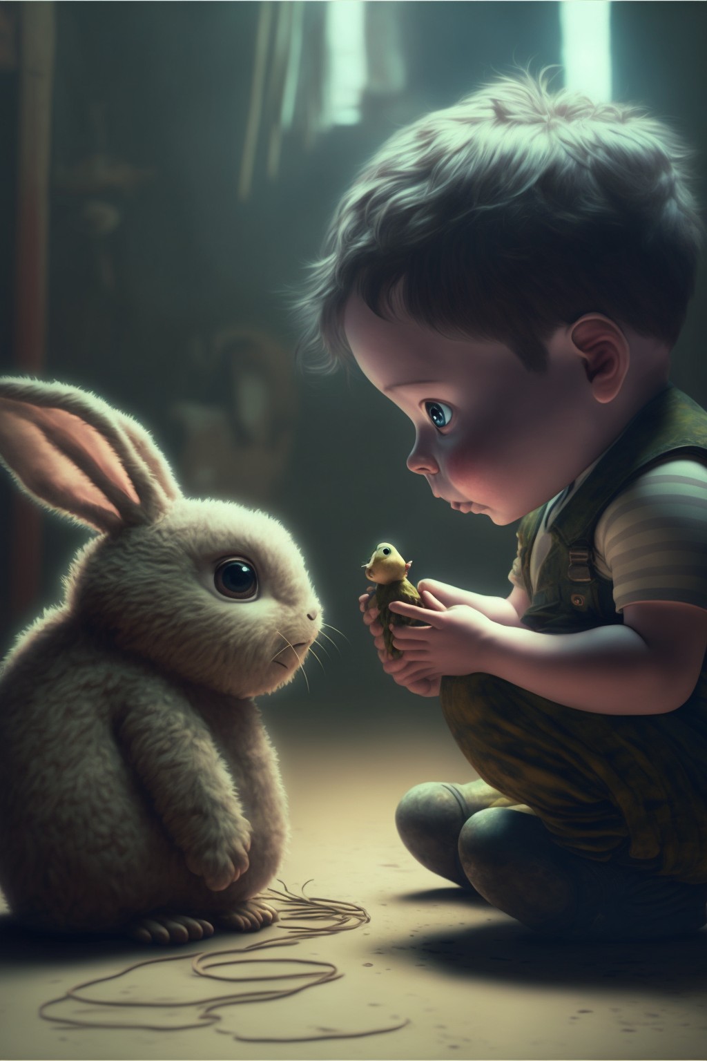前“兔”无量，一个小男孩和一只小兔的故事