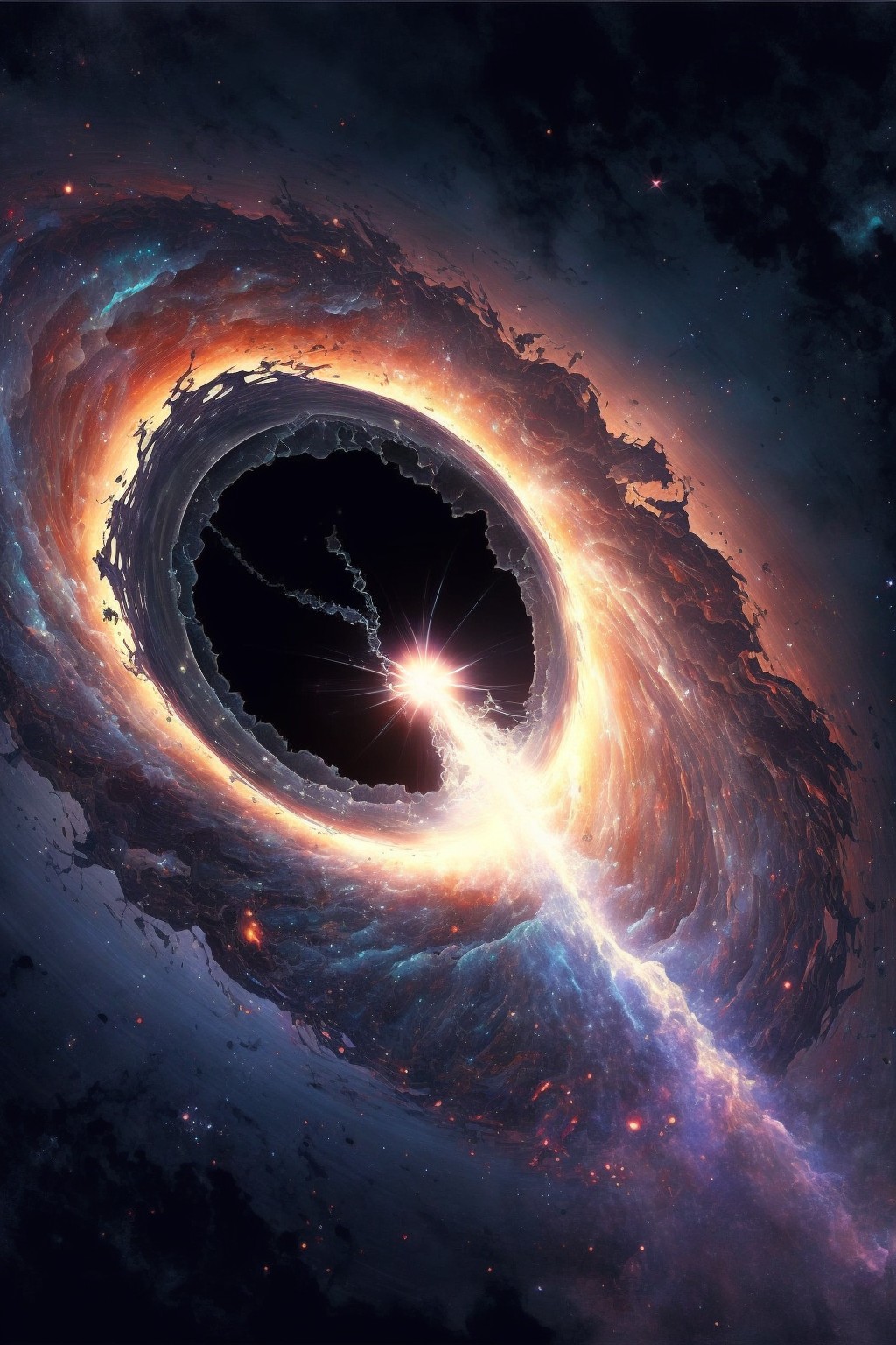 A black hole devours a star