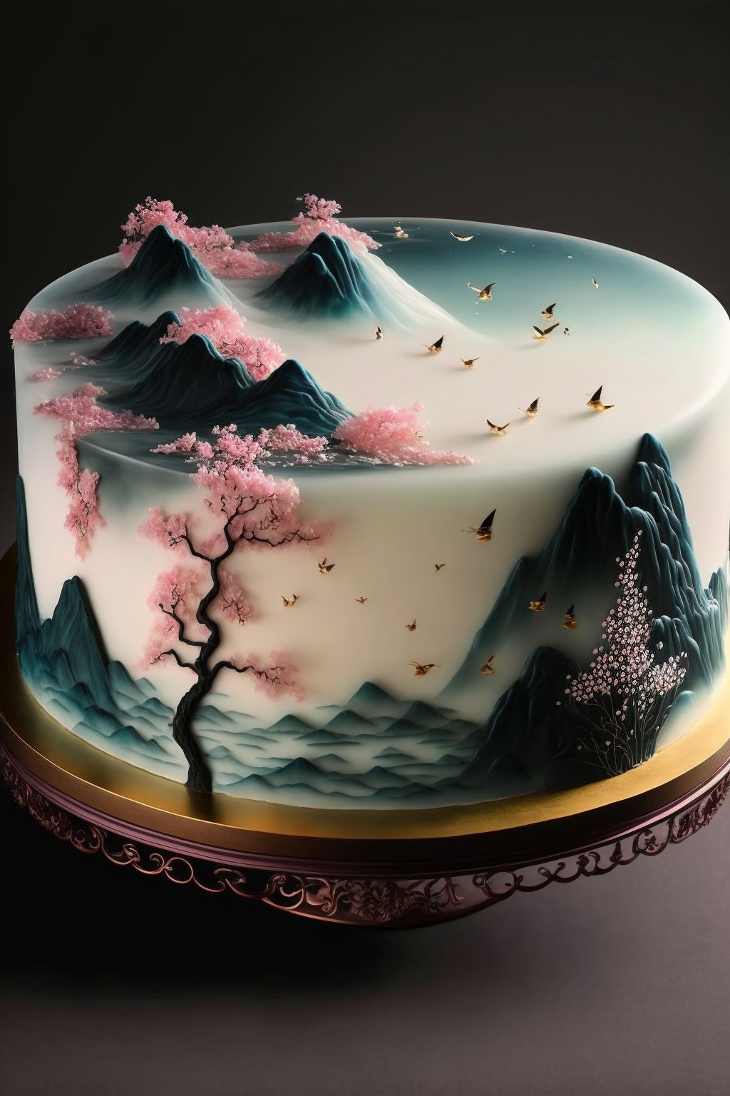 国风蛋糕中国人的浪漫