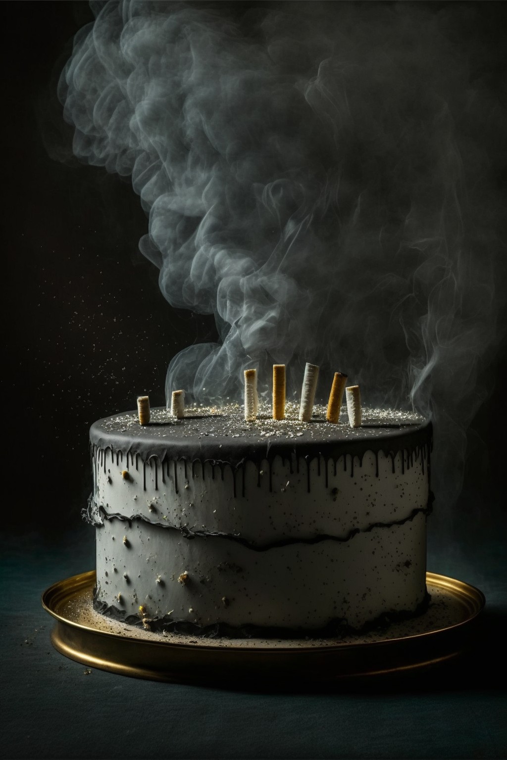 quit smoking cake for smokers
