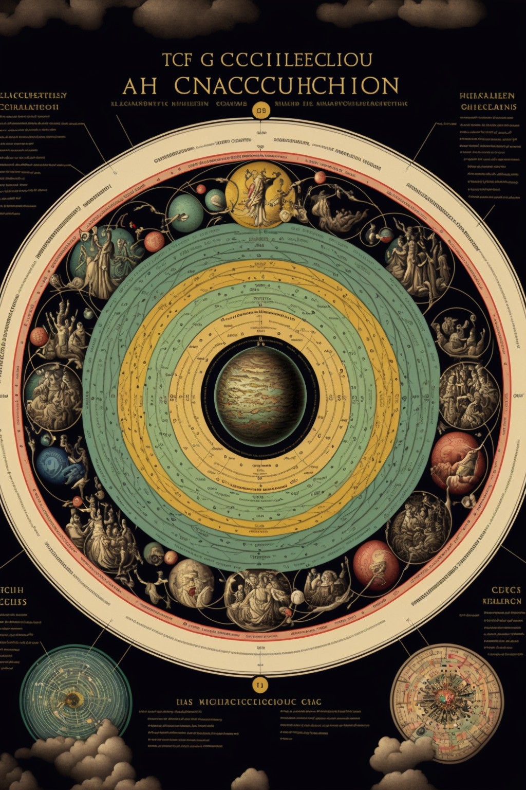 Conceptual map of Copernicus' heliocentric theory
