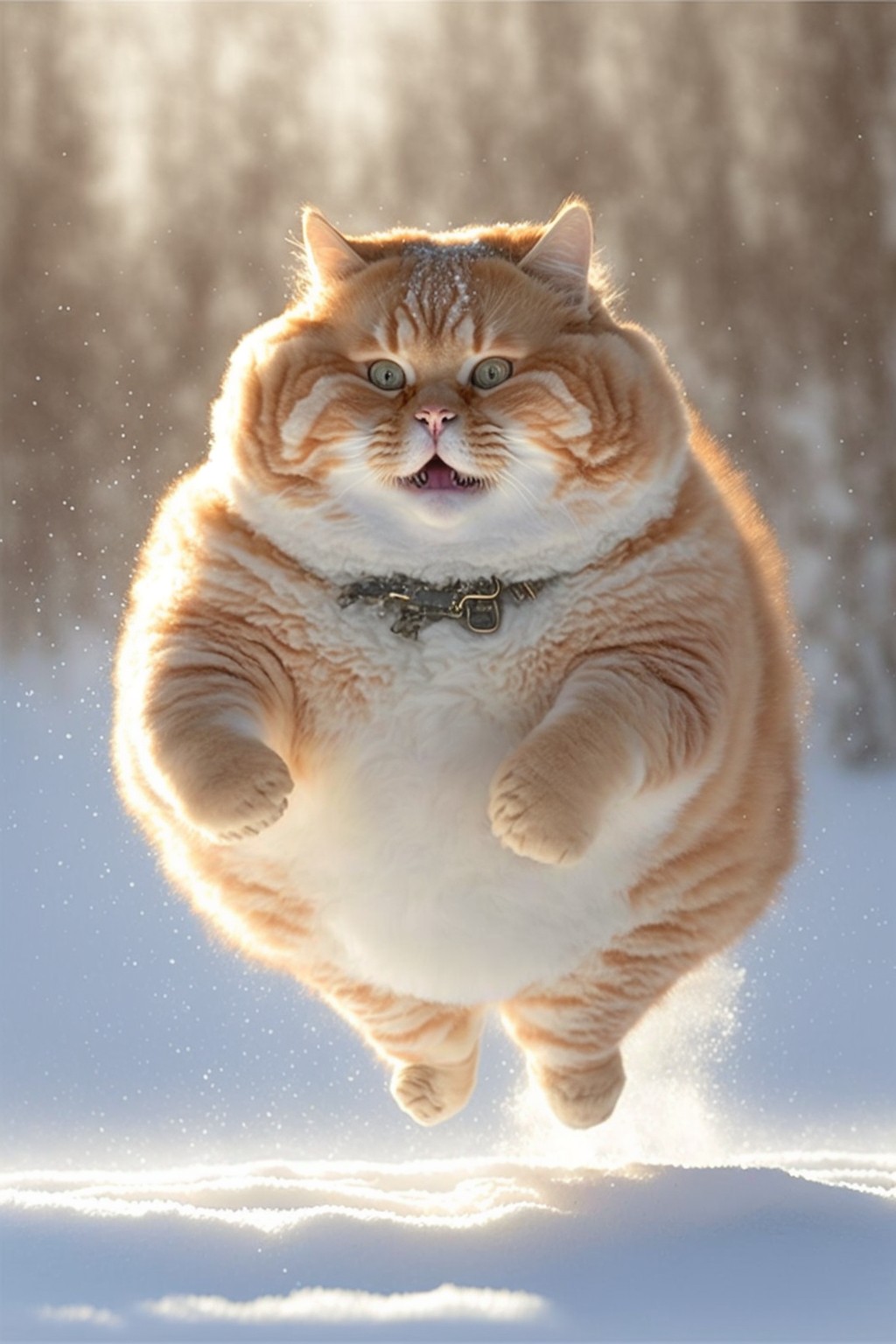 A cute big fat cat