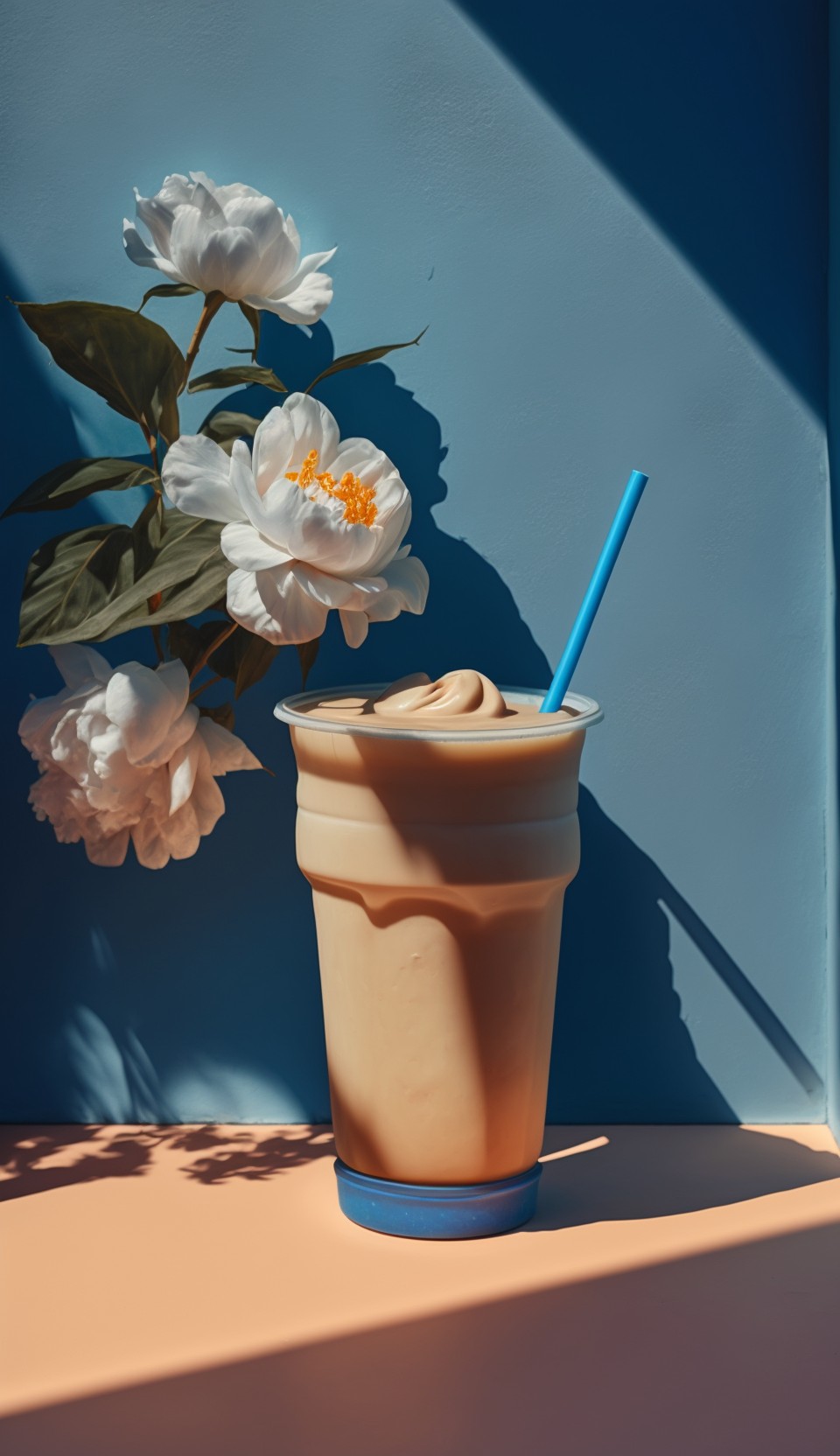 春天的第一杯奶茶，手机壁纸图片，壁纸图片