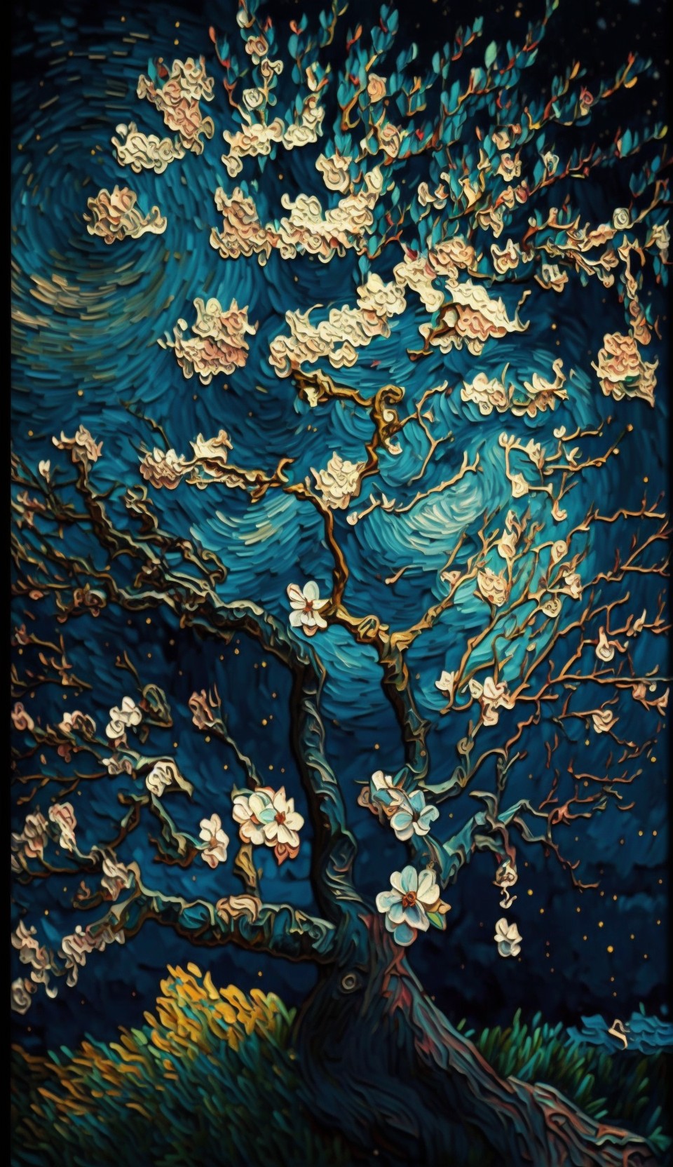 7 images of Put spring into Van Gogh's paintings by Midjourney