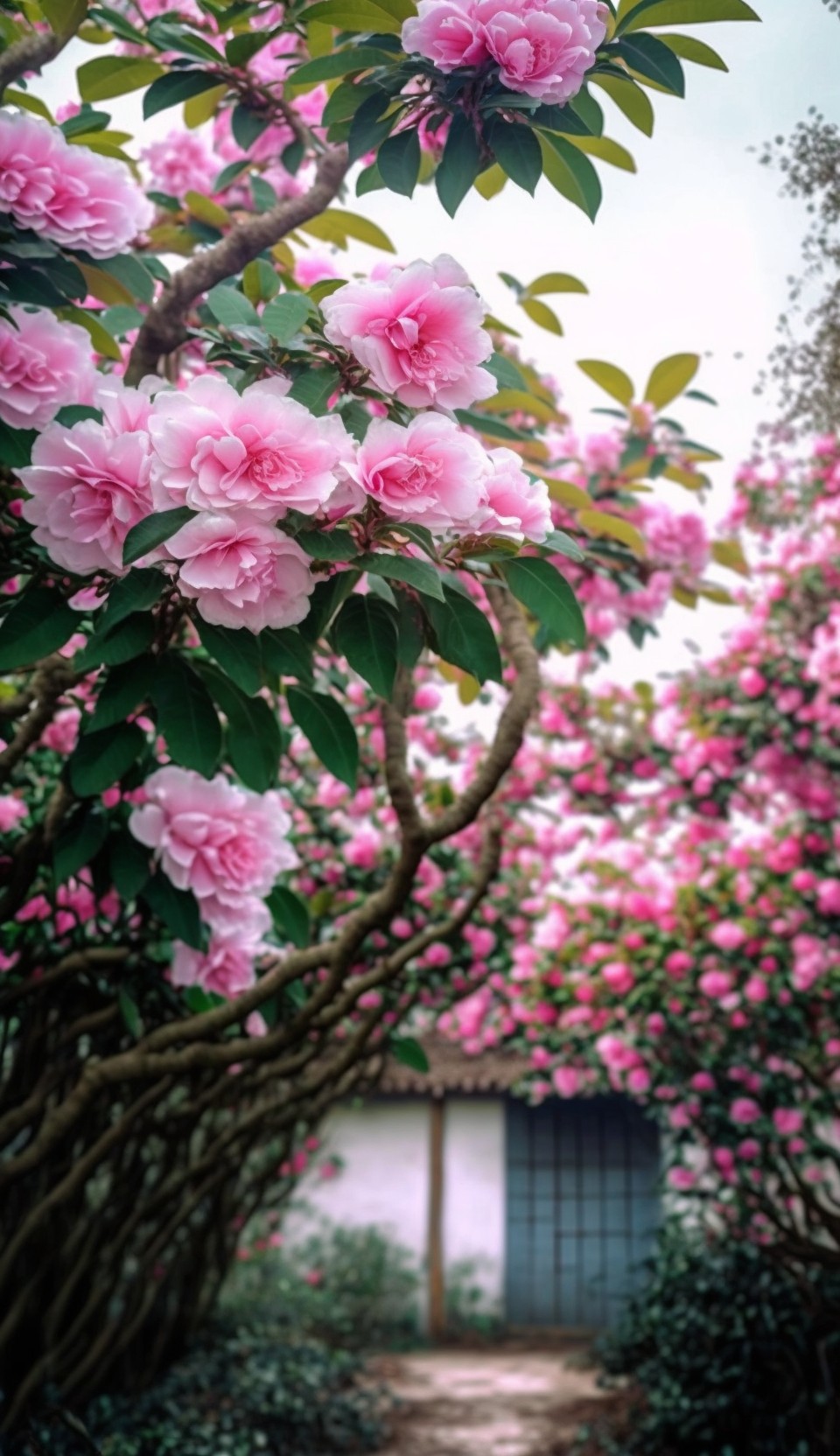 blooming camellia