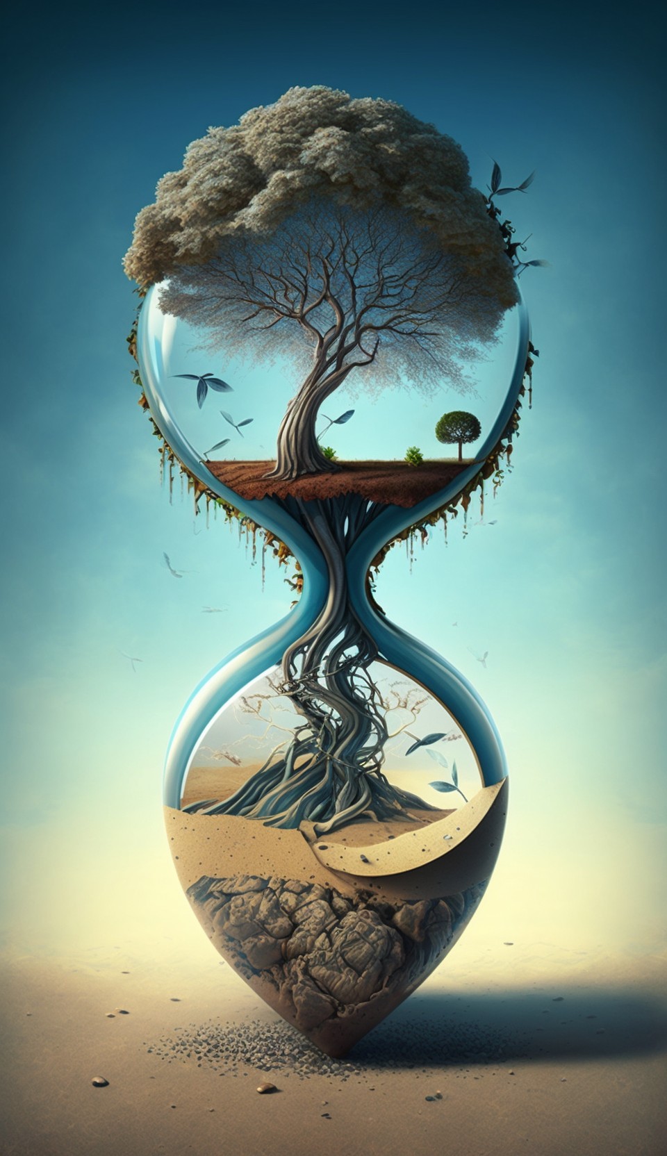 magic hourglass in time