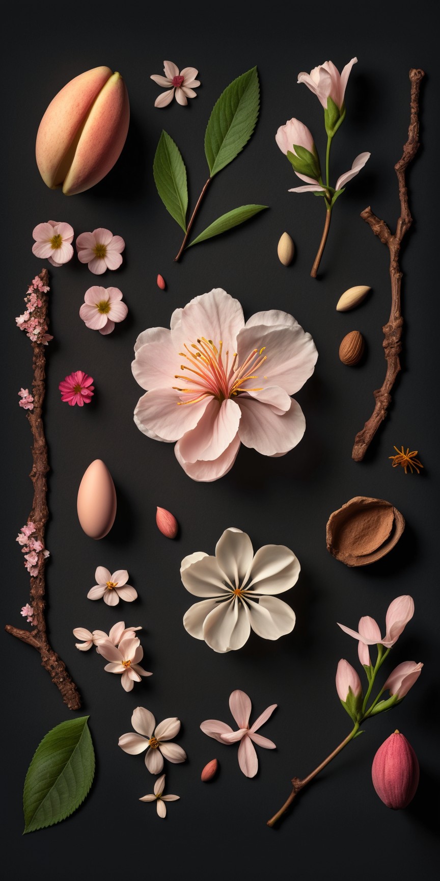 9 images of Blooming Peach Blossom of Super Tidying by Midjourney