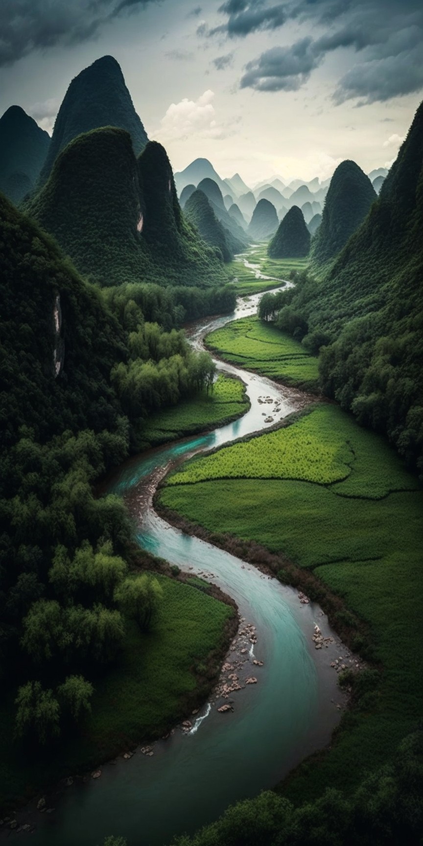 宏大的山水景色