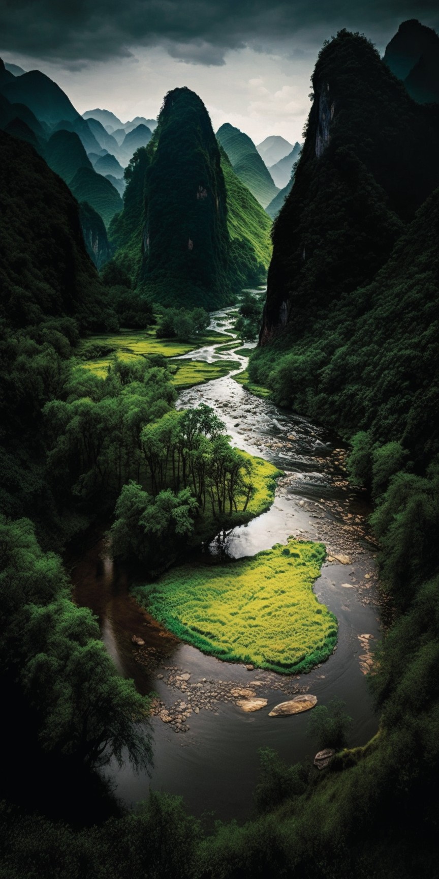 宏大的山水景色