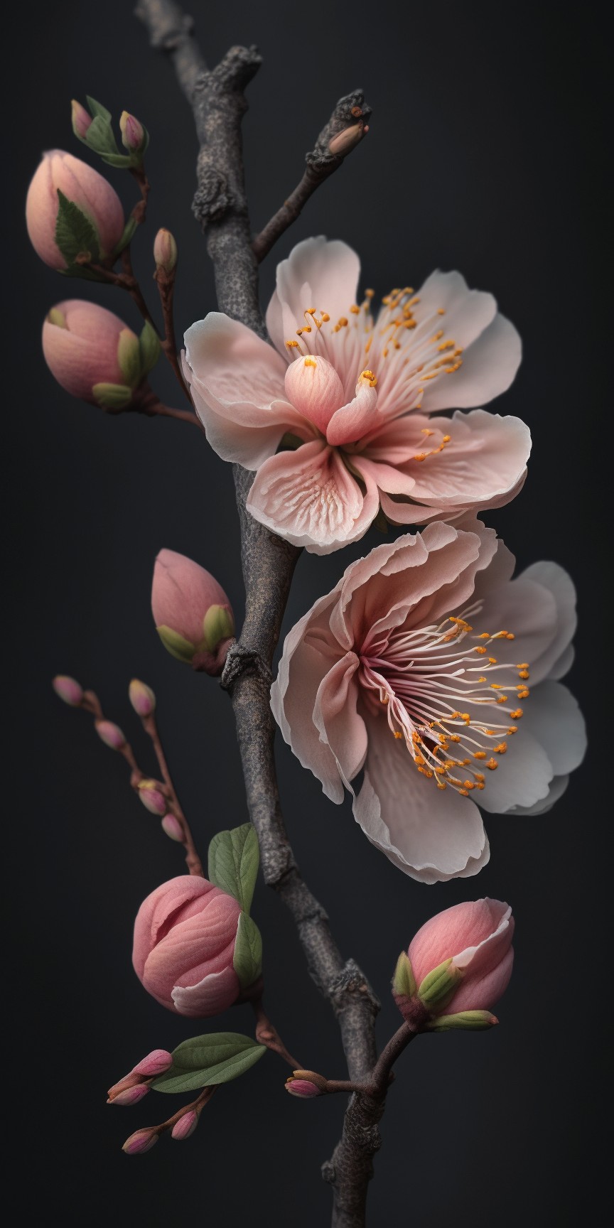 blooming peach blossom