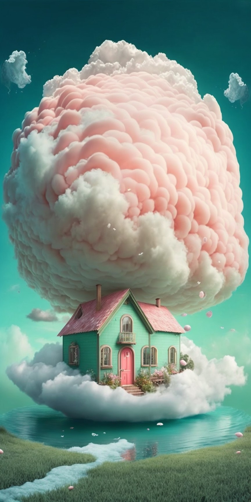 little house in the cloud
