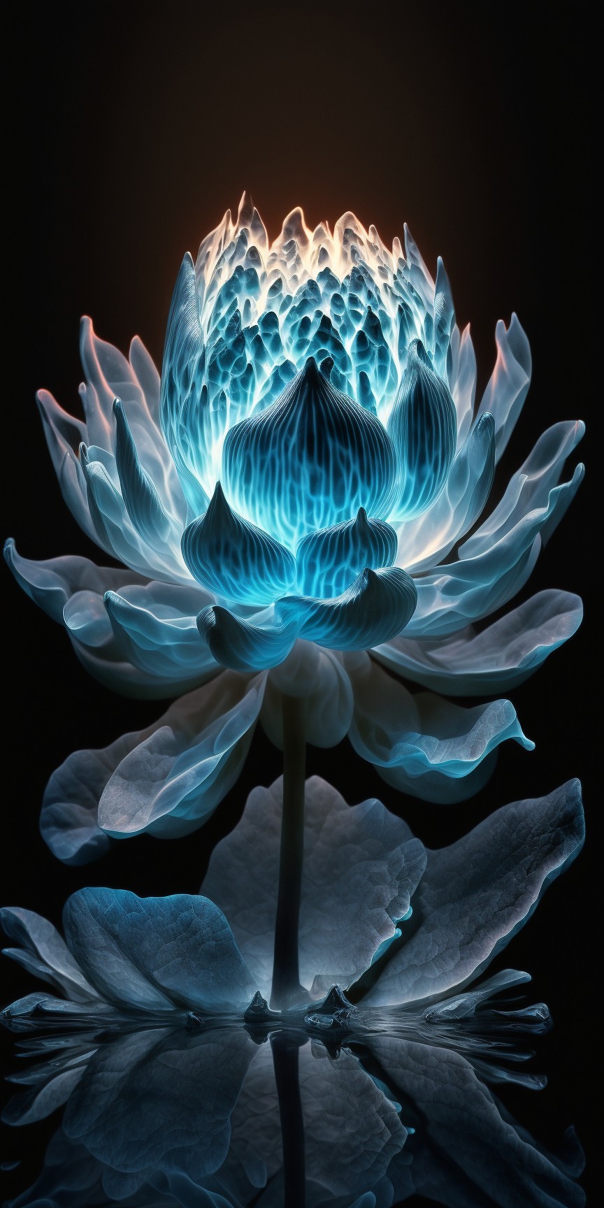 a blue lotus