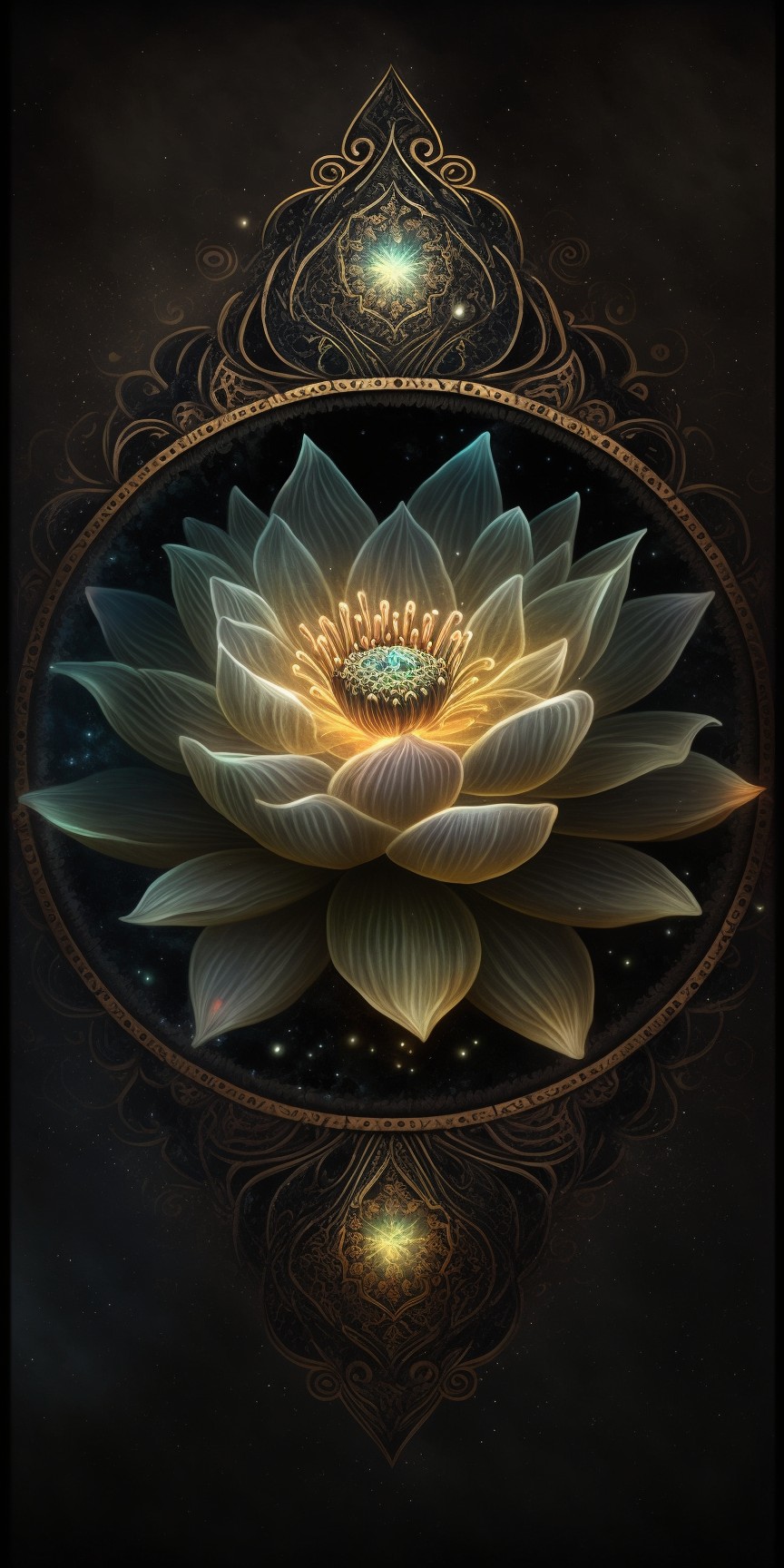 Mysterious lotus picture