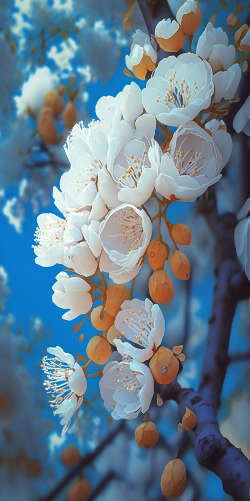 white sakura